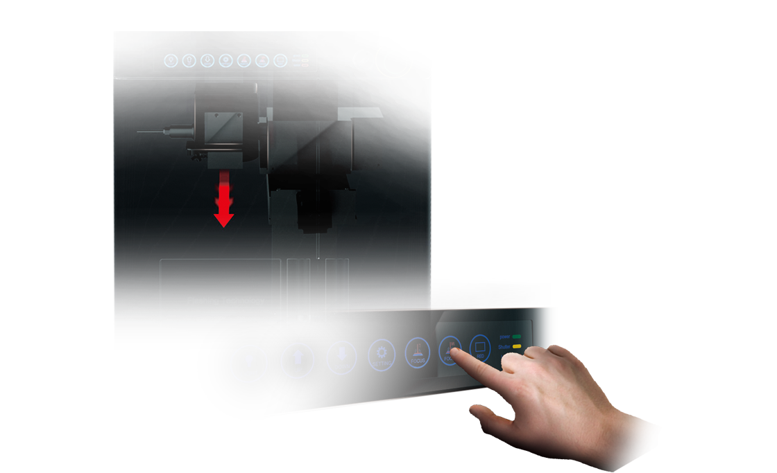 Taste Laser-expert in 3d laser marking