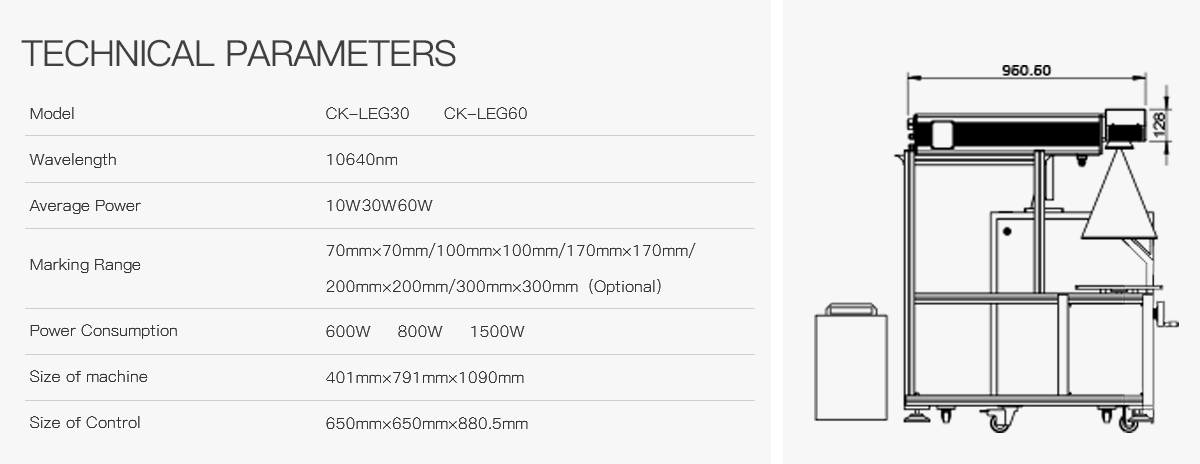 Taste Laser-terrific mobile laser marker